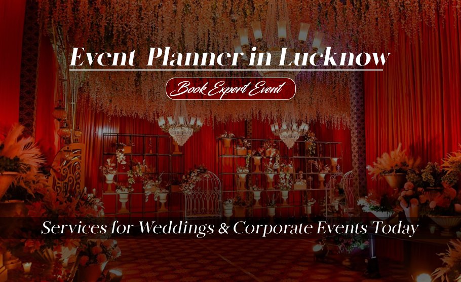 Professional event planner in Lucknow organizing a luxury wedding and corporate event setup
